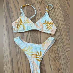 Target tropical print bikini